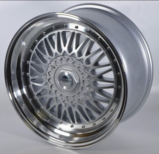 JUEGO DE 4 LLANTAS 18” ESTILO BBS RS 5x100/112