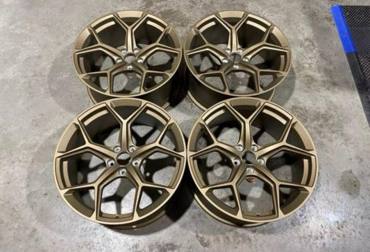 JUEGO DE 4 LLANTAS 18” ESTILO RS BRONCE 5x100